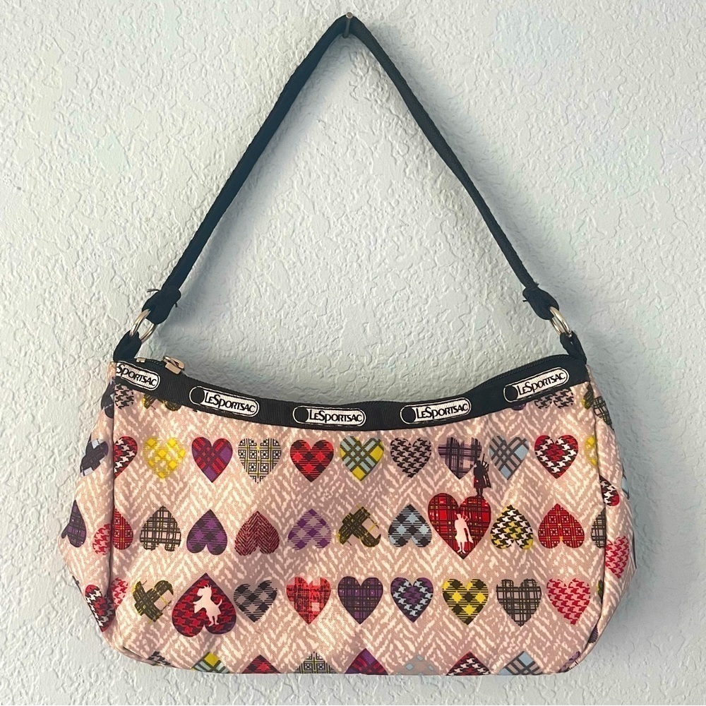 Le SportSac Mini Shoulder Heart Bag EUC